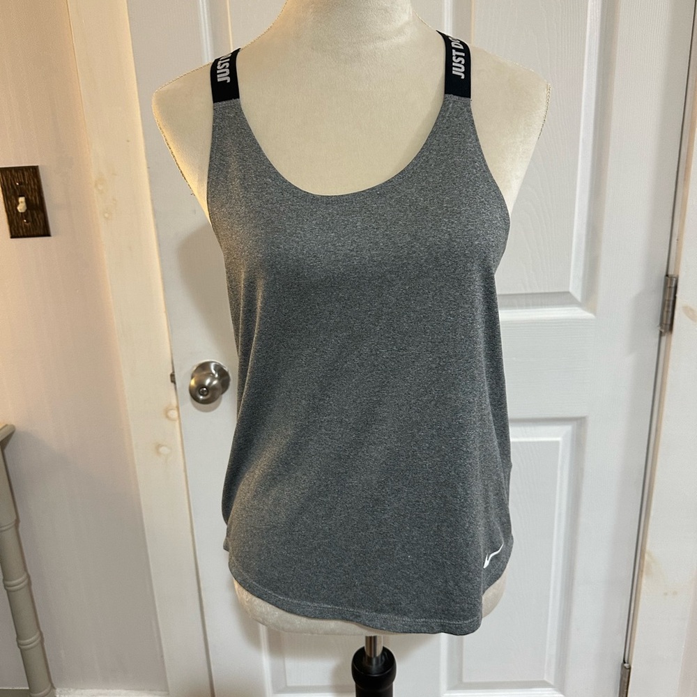 Nike gray racerback tank top